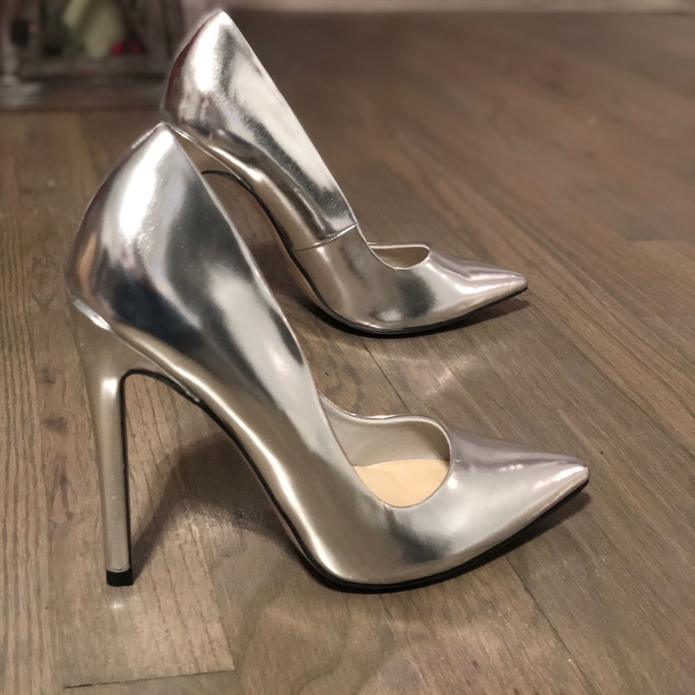 ASOS silver pumps - Picture 2 of 9